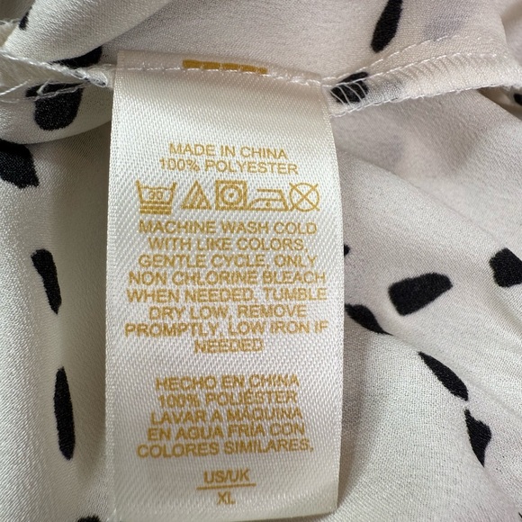 Kate Spade New York Silk Like Romper Faux Quilt Size Extra Large - Picture 6 of 10